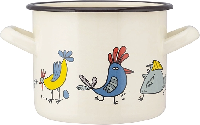 Gryde 1,5 l Kurki (svampemotiv) 14 cm
