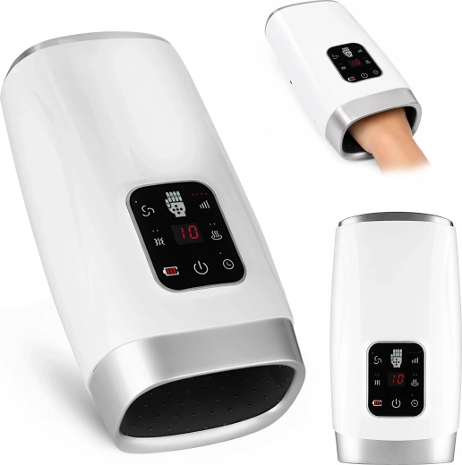 KADEN trådløs kompressions-håndmassager med varme