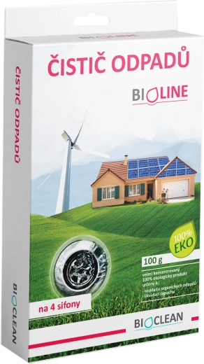 Bioline biologisk afløbs- og vandlåsrens 100 g