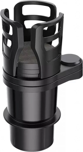 Universal 2-i-1 drejelig kopholder til bil med justerbar diameter