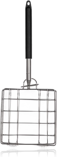 Teleskopisk grillkurv med håndtag 27–67 cm