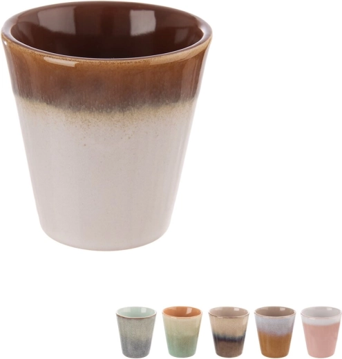 Stentøj espressokop 0,1 l uden hank (mix af glasurer)