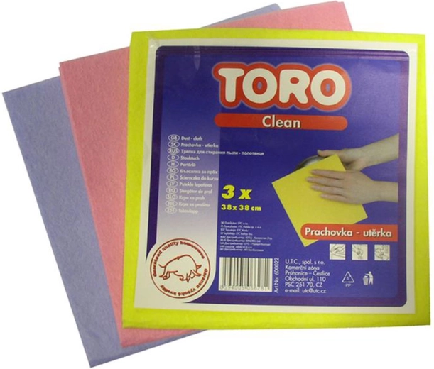 Støvklud af nonwoven tekstil 38 × 38 cm, 3 stk.