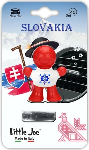 Supair Drive Little Joe 3D luftfrisker til bil amber med folkloristisk motiv - 1 stk.