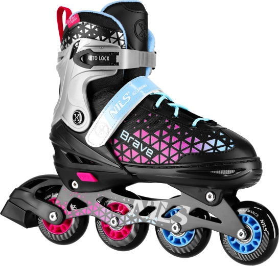 Rulleskøjter 2-i-1 NILS Extreme Brave – S (29-33)