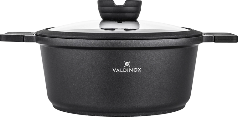 Valdinox Expert gryde med låg 24 cm, 4,5 l