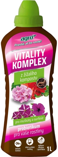 Agro Vitality Komplex til pelargonier og surfinia – probiotikum 1 l