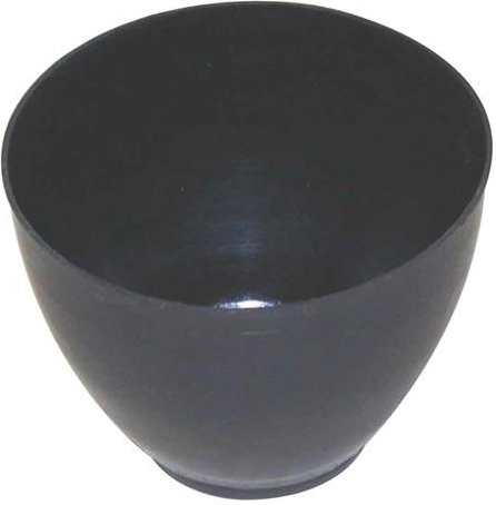 Konisk skål til gips af plast og gummi