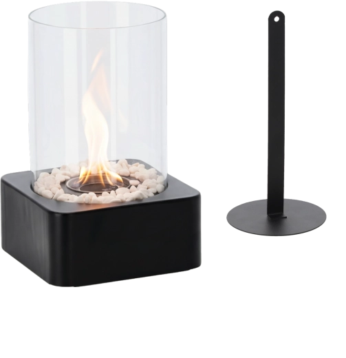 Bord biopejs 16 × 16 × 26 cm sort