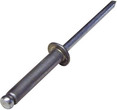 Blindnitte 4,8 × 12 mm stål/stål (50 stk)