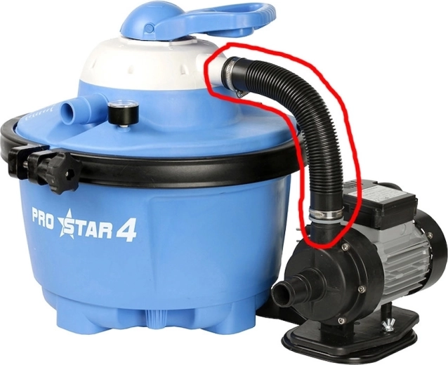 Forbindelsesslange til sandfilter ProStar 4 (fra 2015)