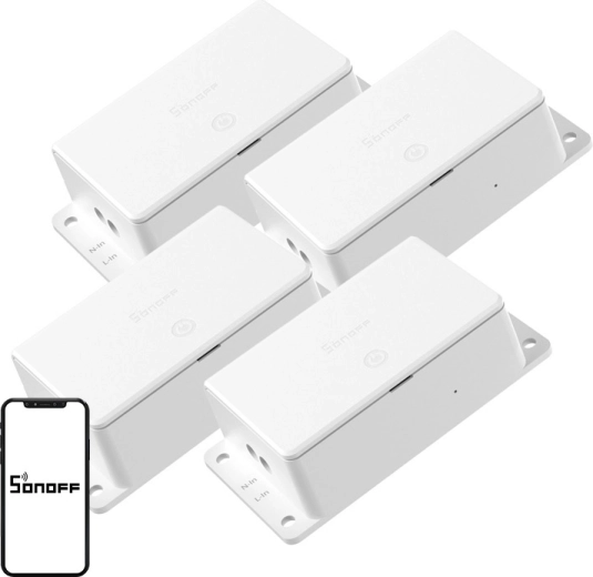 Sonoff Basic R5 Gen5 smart Wi‑Fi-afbryder Matter 10 A (4 stk.)