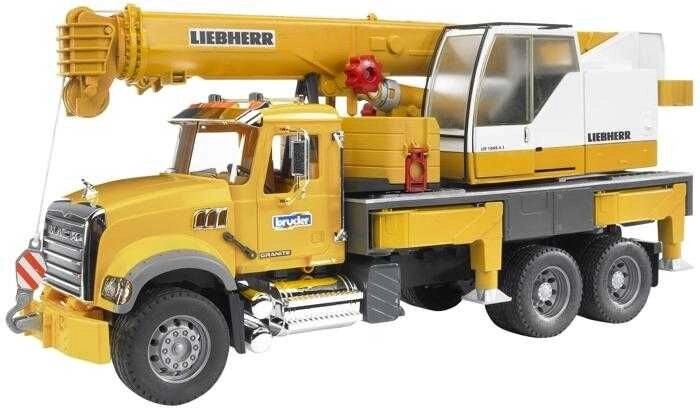 Bruder MACK Granite mobilkran LIEBHERR 1:16