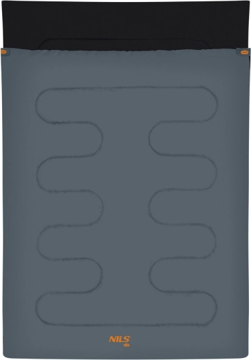 Dobbelt tæppe-sovepose NILS Camp grå