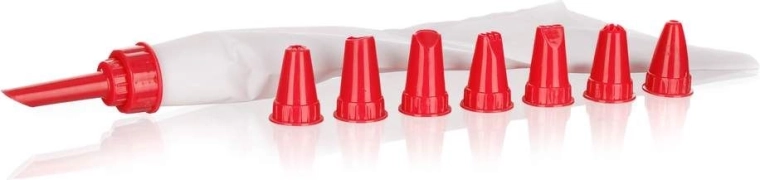 CULINARIA dekoreringssæt med 8 tylle, rød