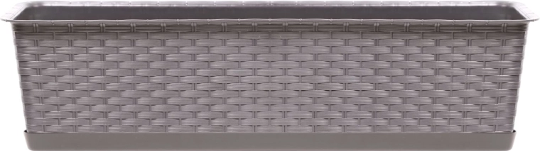 Altankasse med underskål RATOLLA CASE 78,3 cm – mocca