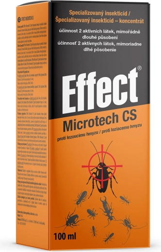 Insekticid koncentrat mod kravlende insekter EFFECT MICROTECH 100 ml