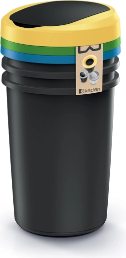 Affaldssorteringsspand Compacta R Flap sæt 3×40 l