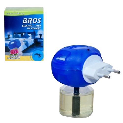 BROS elektrisk fumigator mod myg med refill 40 ml