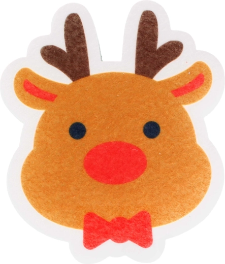 Opvaskesvamp med rensdyrmotiv 10 × 12 × 3 cm