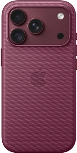 Apple TechWoven-cover med MagSafe til iPhone 18 Pro – rubinmorbær