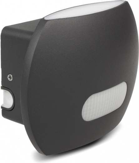 væghængt LED-armatur med PIR-sensor 20 W 1600 lm IP65 4000 K grå