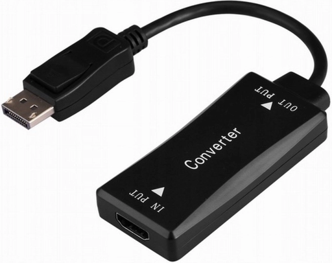Aktiv HDMI til DisplayPort konverter 4K 30 Hz, 0,15 m