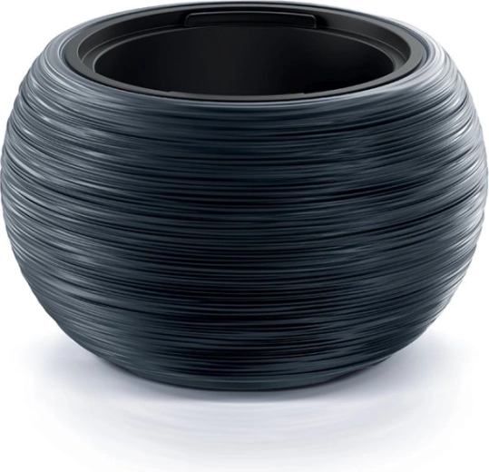 Furu Bowl urtepotte med indsats 37,8 cm – antracit