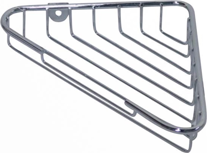 Hjørneformet trådhylde til badeværelset 21,5 × 13,9 × 3,5 cm