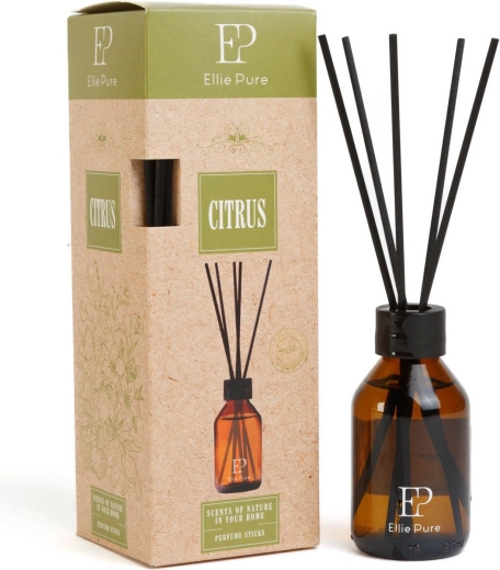 Dr. Marcus Ellie Pure duftfrisker med duftpinde Citrus 80 ml
