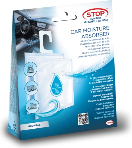 Ceresit Stop Fugt absorberingsposer til bil 2×50 g, neutral duft
