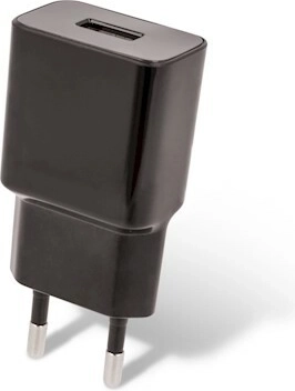 Maxlife USB-væglader 1A sort