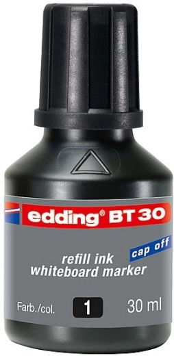 Blæk til whiteboardmarkere Edding, sort 30 ml