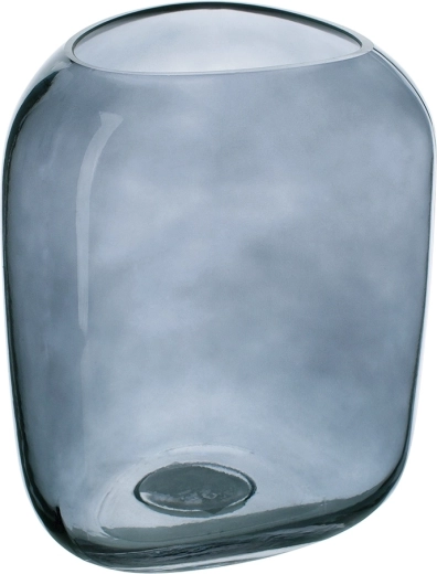 Glasvase granatblå 20 cm