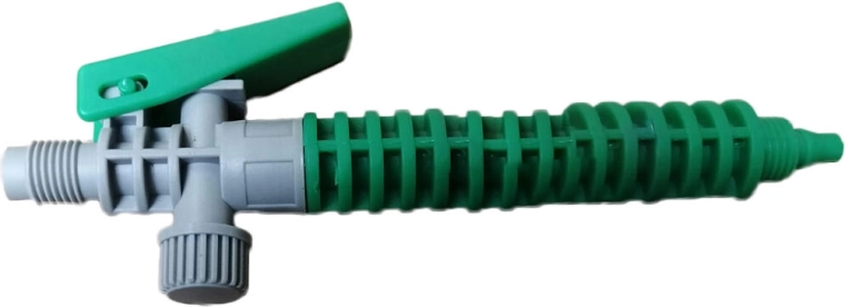 Reservehåndtag med ventil til sprøjte