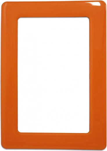 Magnetisk selvklæbende ramme 12,3×8,1 cm - orange