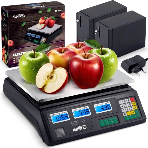 Elektronisk butiksvægt 40 kg HUMBERG HM-190