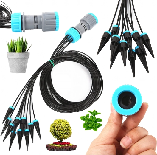 Automatisk drypvandingssystem til have og potteplanter