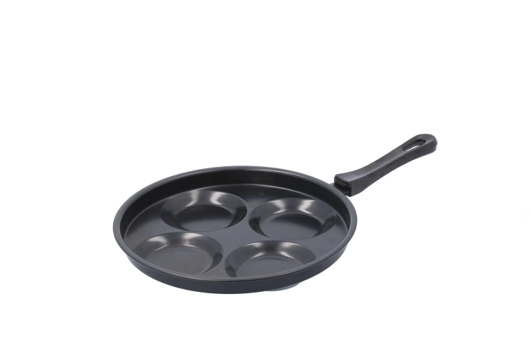 Æggepande 24 cm i kulstofstål med nonstick-belægning