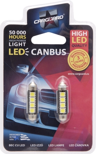 LED-festoonpære 39 mm 12 V 3 W 6000 K