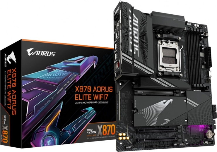 Bundkort AORUS X870 ELITE WIFI 7 (AM5, ATX)