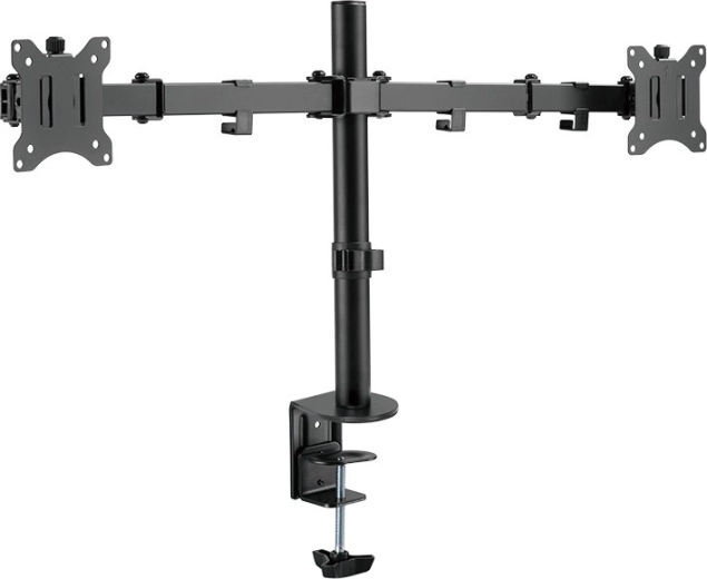 Bordholder til to skærme 17–32" med arme 390 mm LogiLink - 1 stk.
