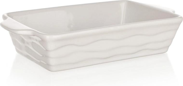 Keramisk ovnfast fad CULINARIA hvid 20,5 × 12 cm