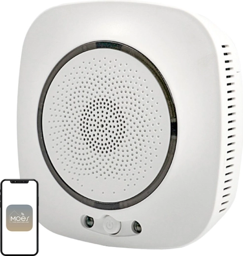 Moes Wi‑Fi gasdetektor WSS-S-GL