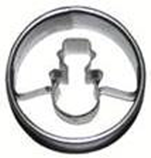 Udstiksform til småkager TORO cirkel snemand 4 cm