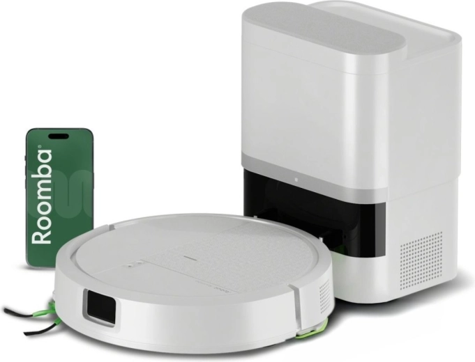 iRobot Roomba 115 Combo med automatisk tømningsstation, hvid