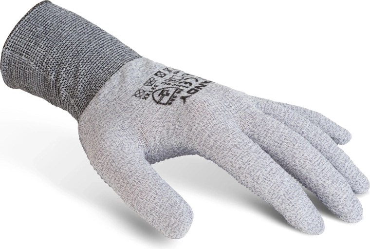 Skridsikre beskyttelseshandsker med PVC-knopper, størrelse XL – 1 par