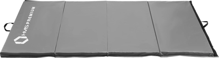 Sammenklappelig træningsmåtte HMS PREMIUM MGS01, grå