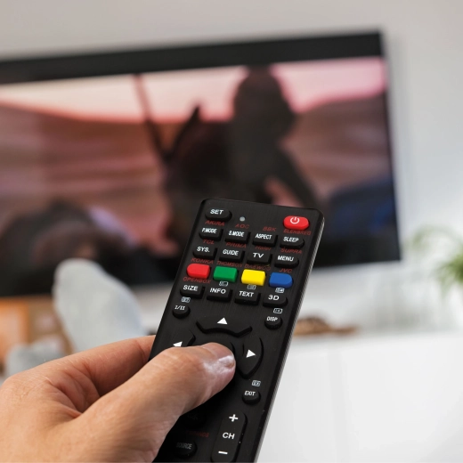 Universalfjernbetjening til TV til mere end 250 typer, sort