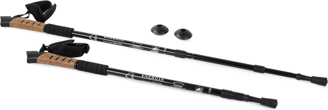 Trekkingstave med korkhåndtag og anti-chock-system – Kork